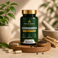 Ashwagandha with Black Pepper | Stress & Mood Support | 60 Capsules — image 1
