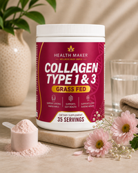Collagen Type 1 & 3 Grass-Fed | Hair, Skin & Joint Support | 35 Servings — image 1